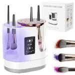 3 IN 1 Electric Makeup Brush Cleaner,Automatic Makeup Brush