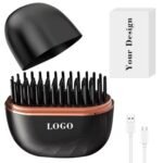 Lisseur de cheveux élégant, boucleur, brosse à cheveux compacte, peigne lissant innovant