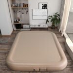 Matelas gonflable double portable pliable DWF pour le camping lit avec pompe intégrée pour la randonnée